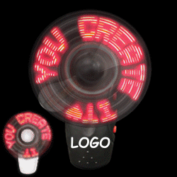 ventilateur pub &agrave; leds