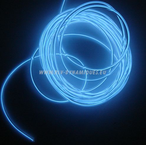 guirlande lumineuse - Couleur bleue  Guirlande lumineuse à led guirlande lumineuse fil electroluminescent